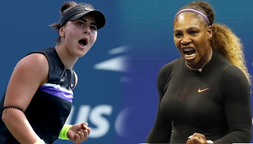 Bianca Andreescu şi Serena Williams